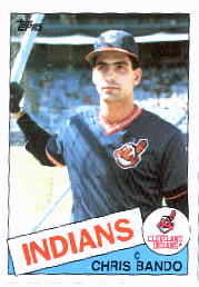 1985 Topps Baseball Cards      014      Chris Bando